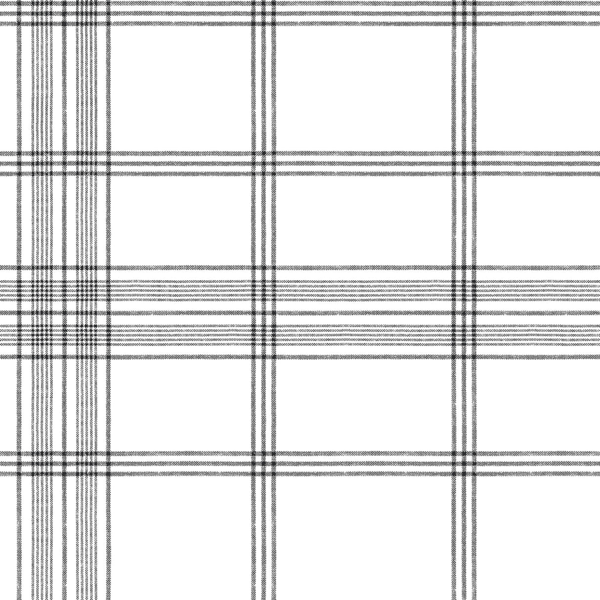 York CV4464 Charter Plaid Black Wallpaper