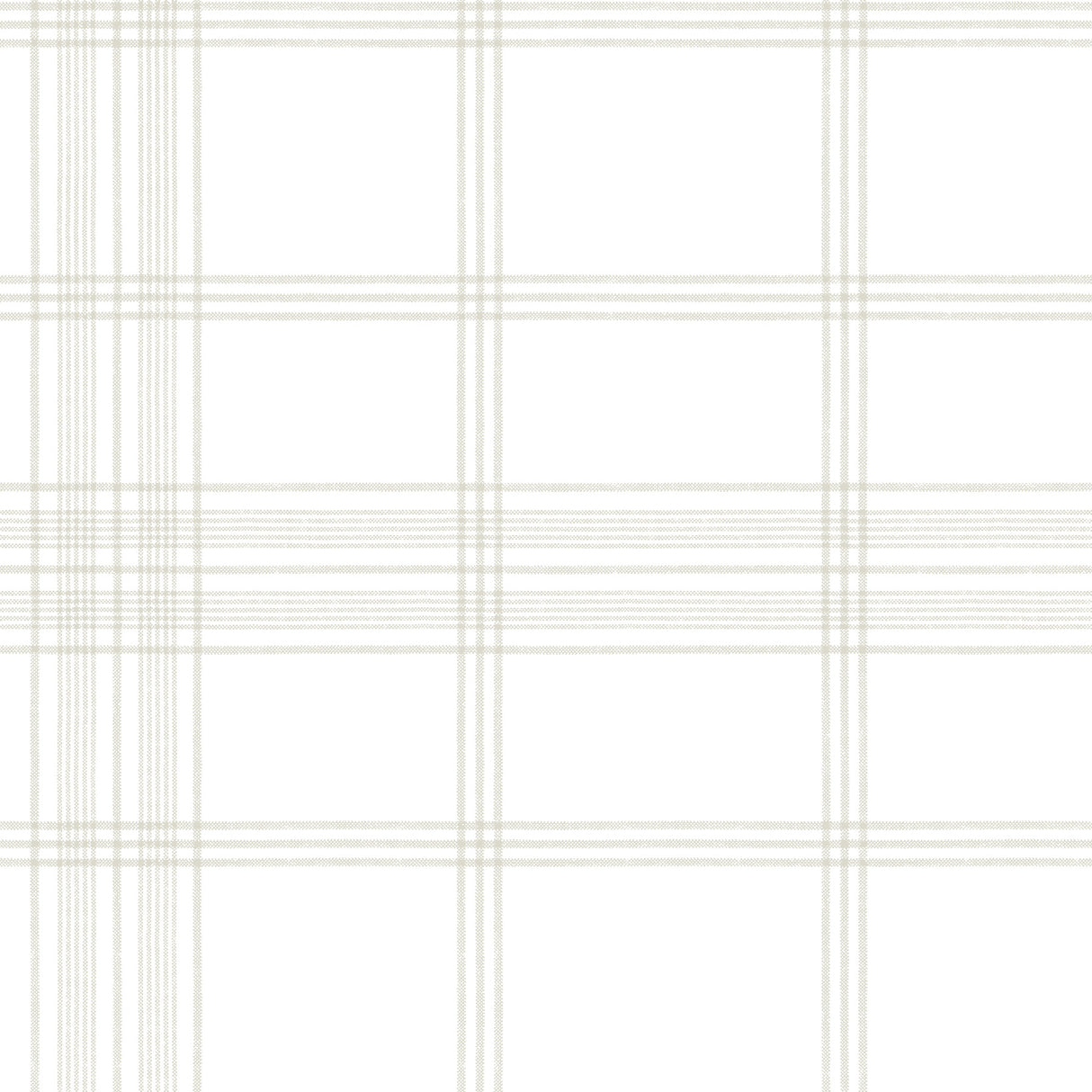 York CV4466 Charter Plaid Off White Wallpaper