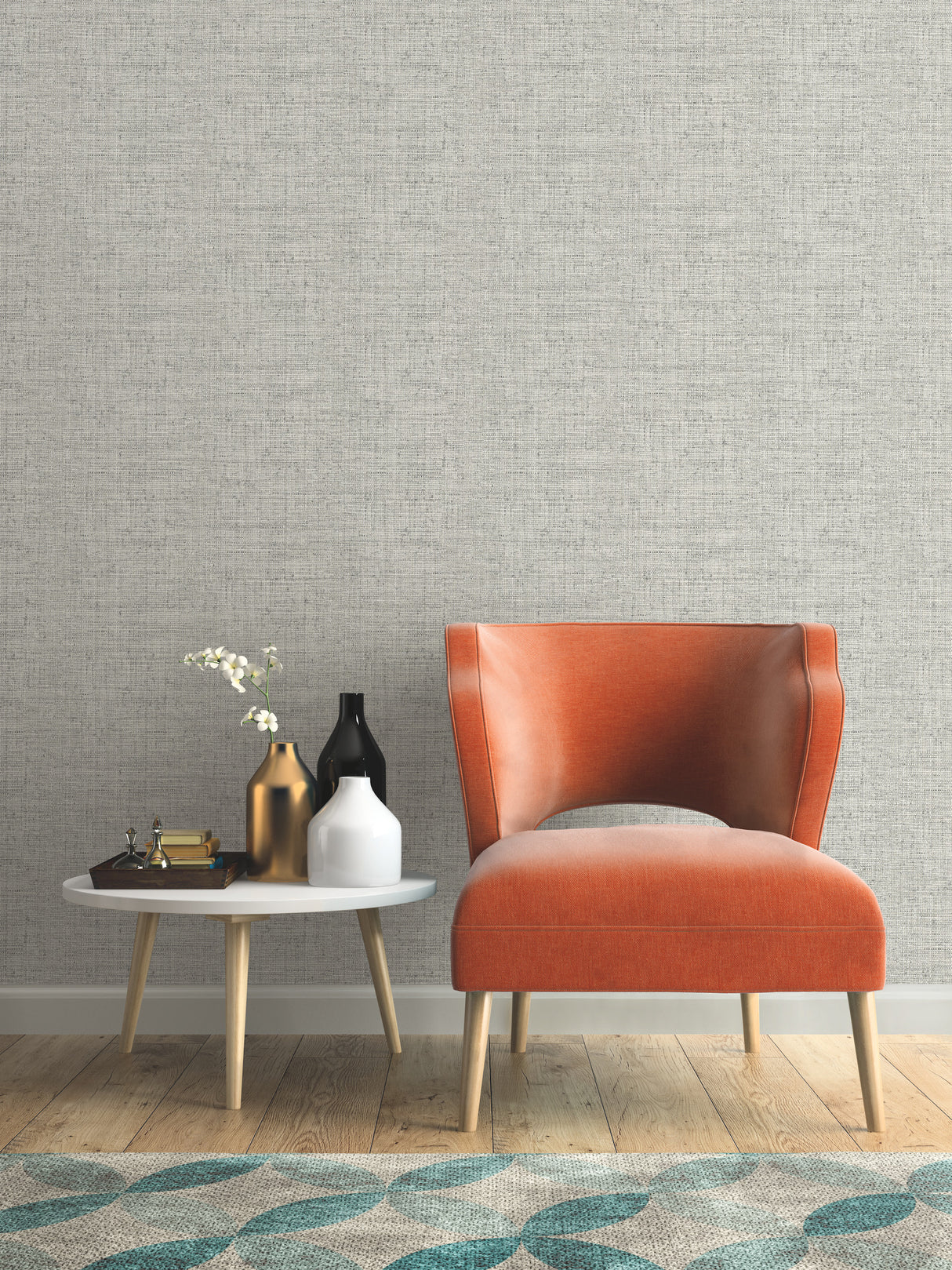 York CY1558 Papyrus Weave White Wallpaper