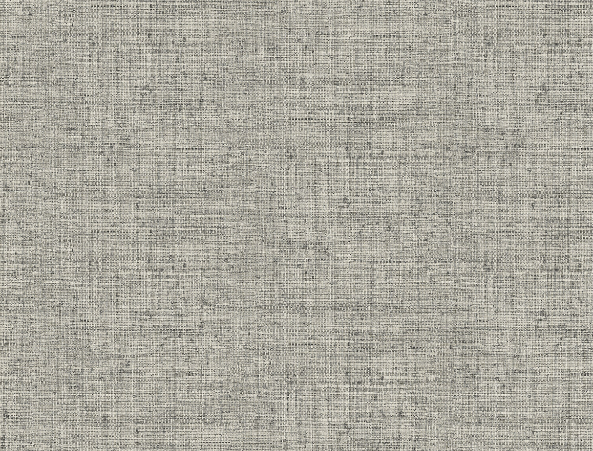 York CY1559 Papyrus Weave Black Wallpaper