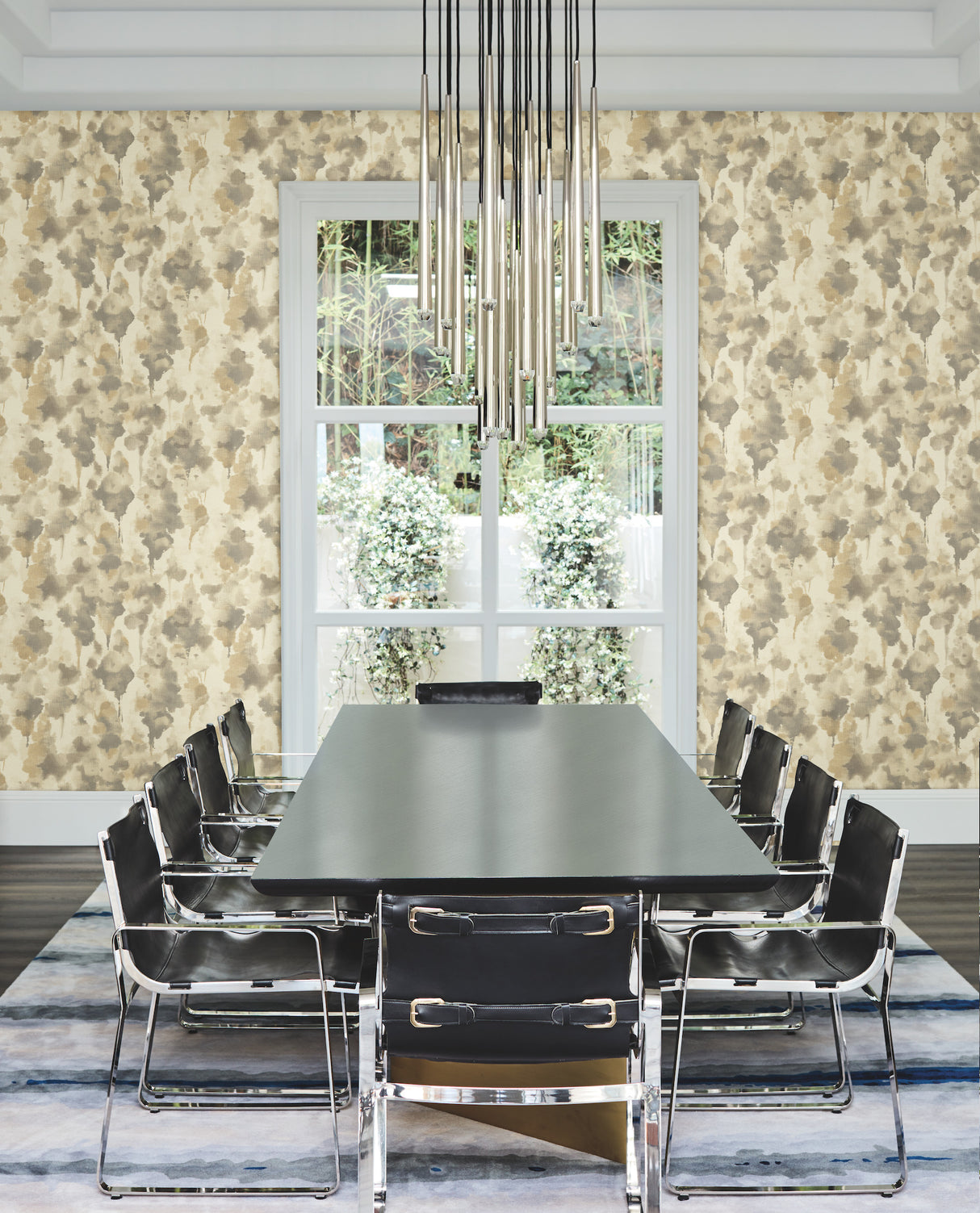 York CZ2466 Mirage Dark Taupe & Gold Wallpaper