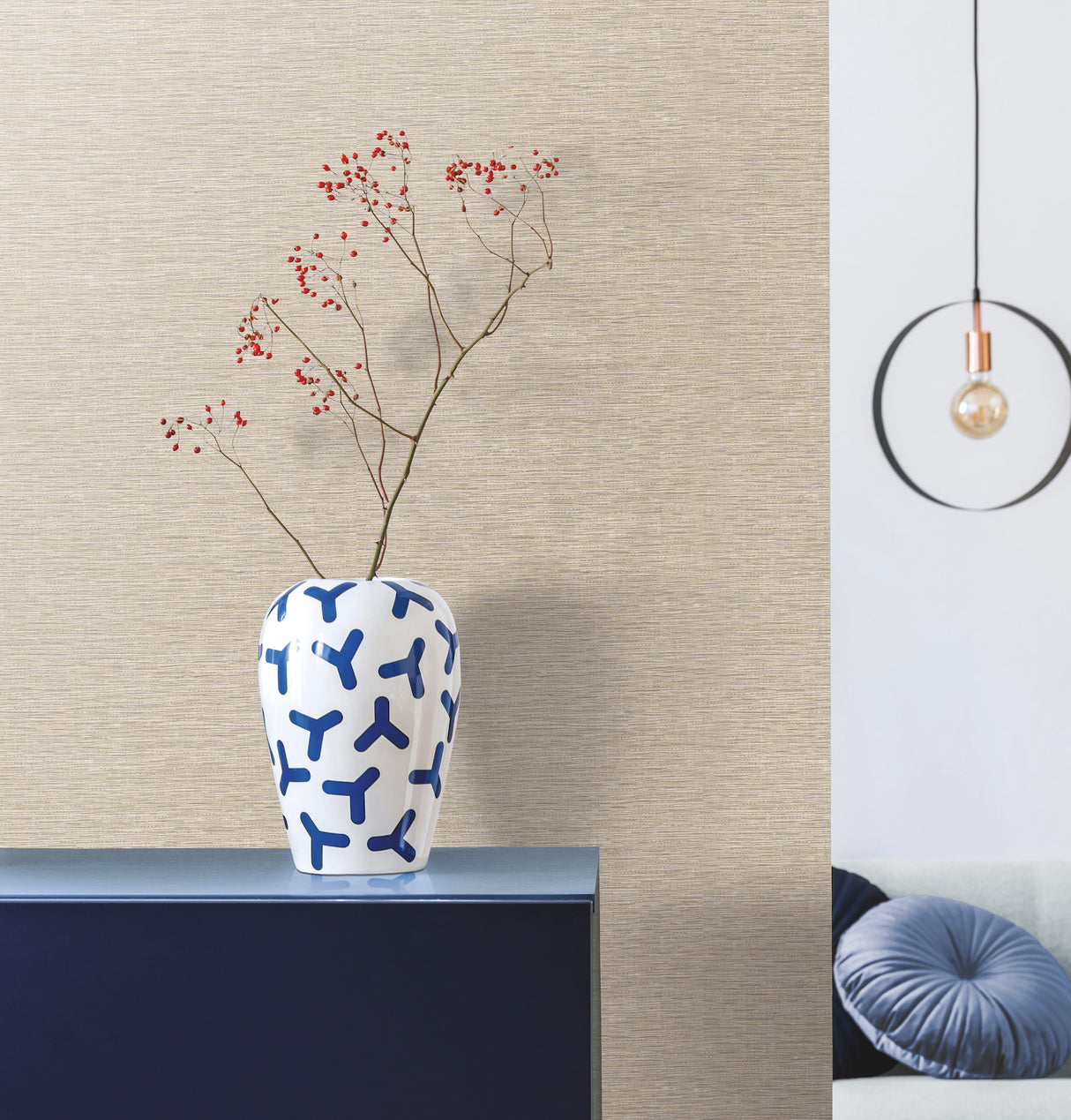 York DA3558N Altitude Dark Tan Wallpaper
