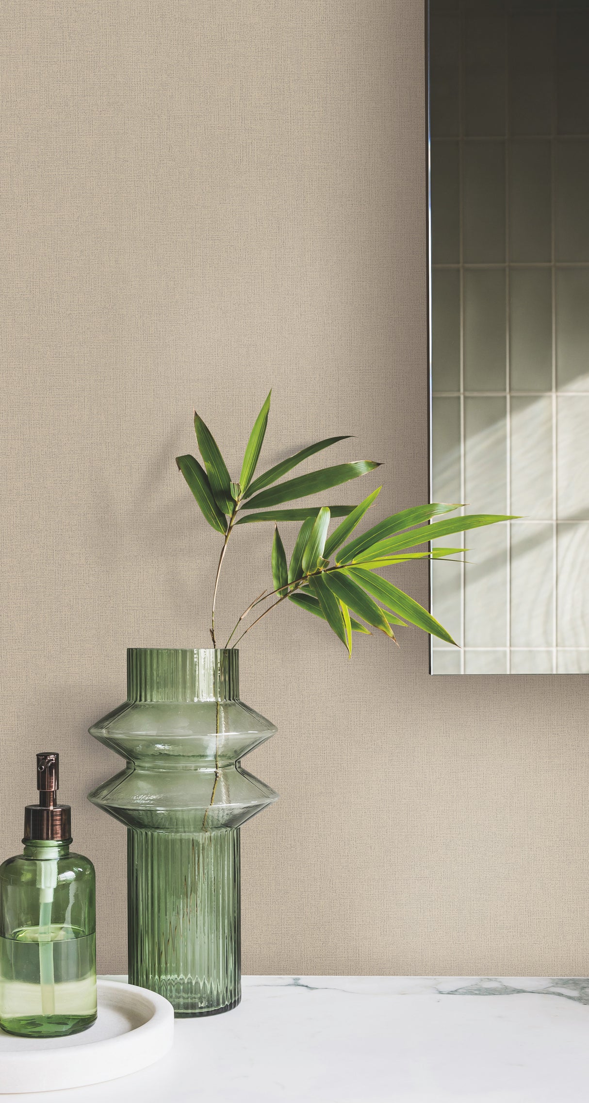 York DA3584N Gypsy Weave Light Brown Wallpaper