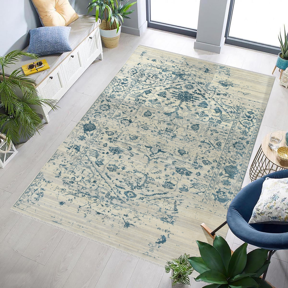 Amer Rugs DAZ20912 Dazzle Contemporary Abstract Ivory 9' X 12' Area Rug