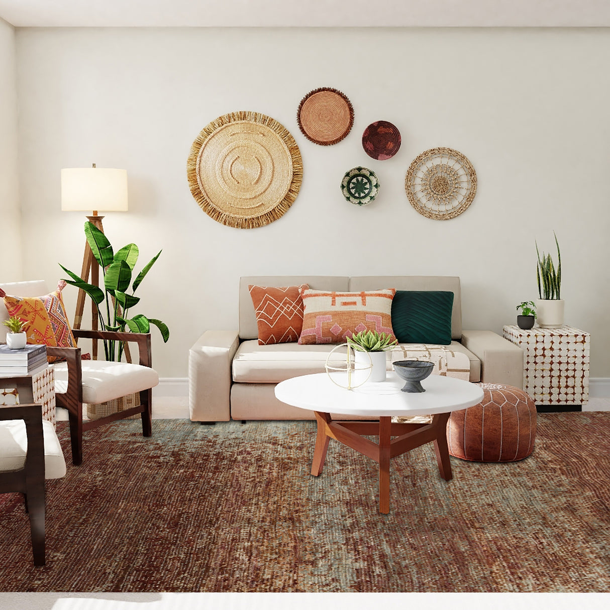 Amer Rugs DAZ811014 Dazzle Red Robin 10' X 14' Area Rug