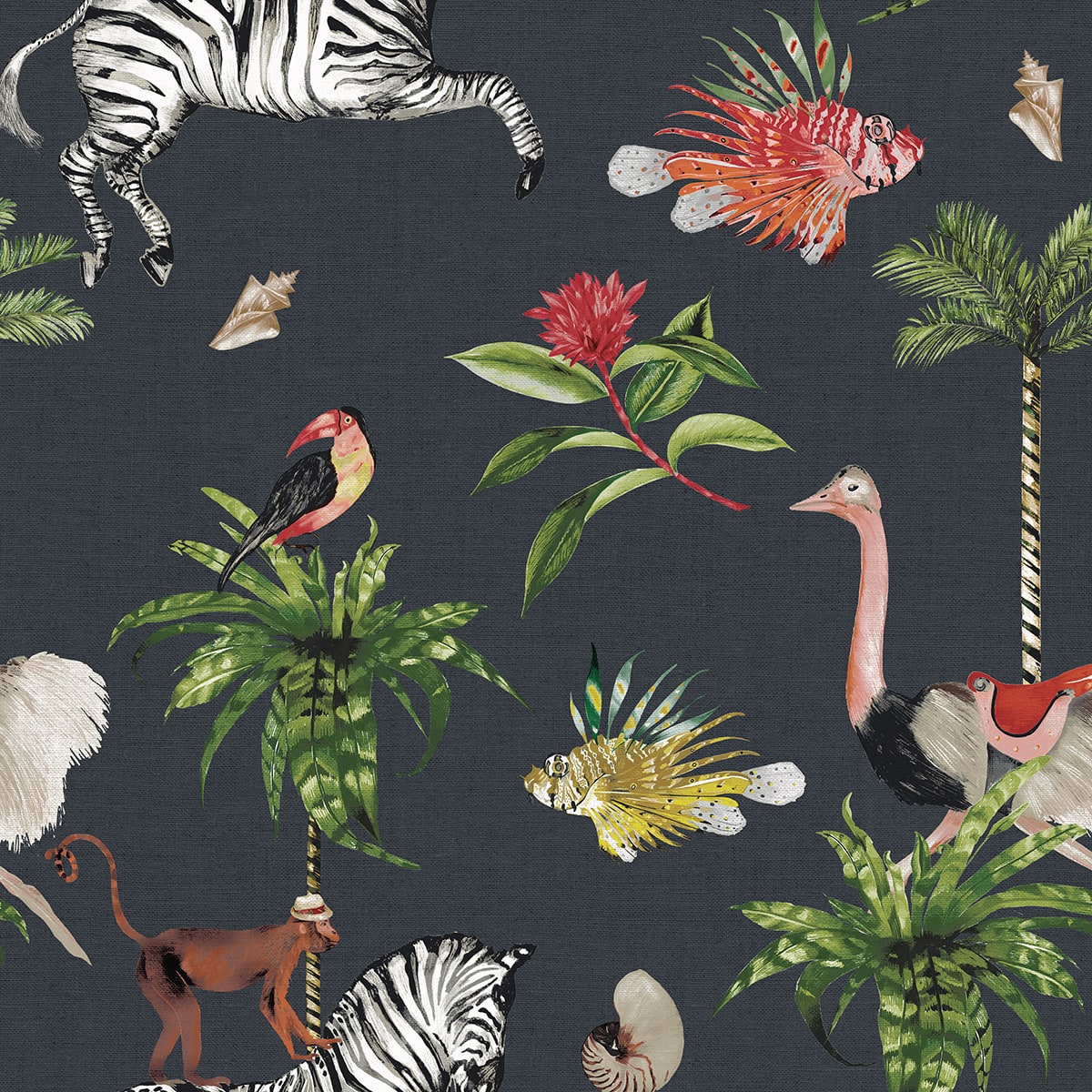 Daisy Bennett Designs DBW2000 Merry Go Round Wallpaper