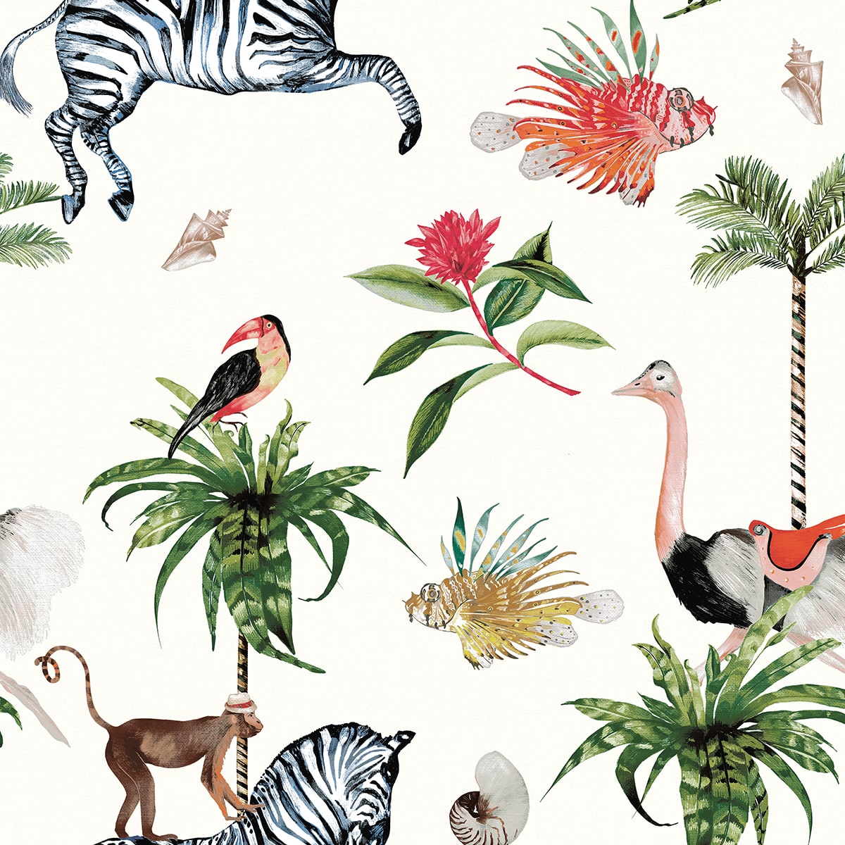 Daisy Bennett Designs DBW2005 Merry Go Round Wallpaper