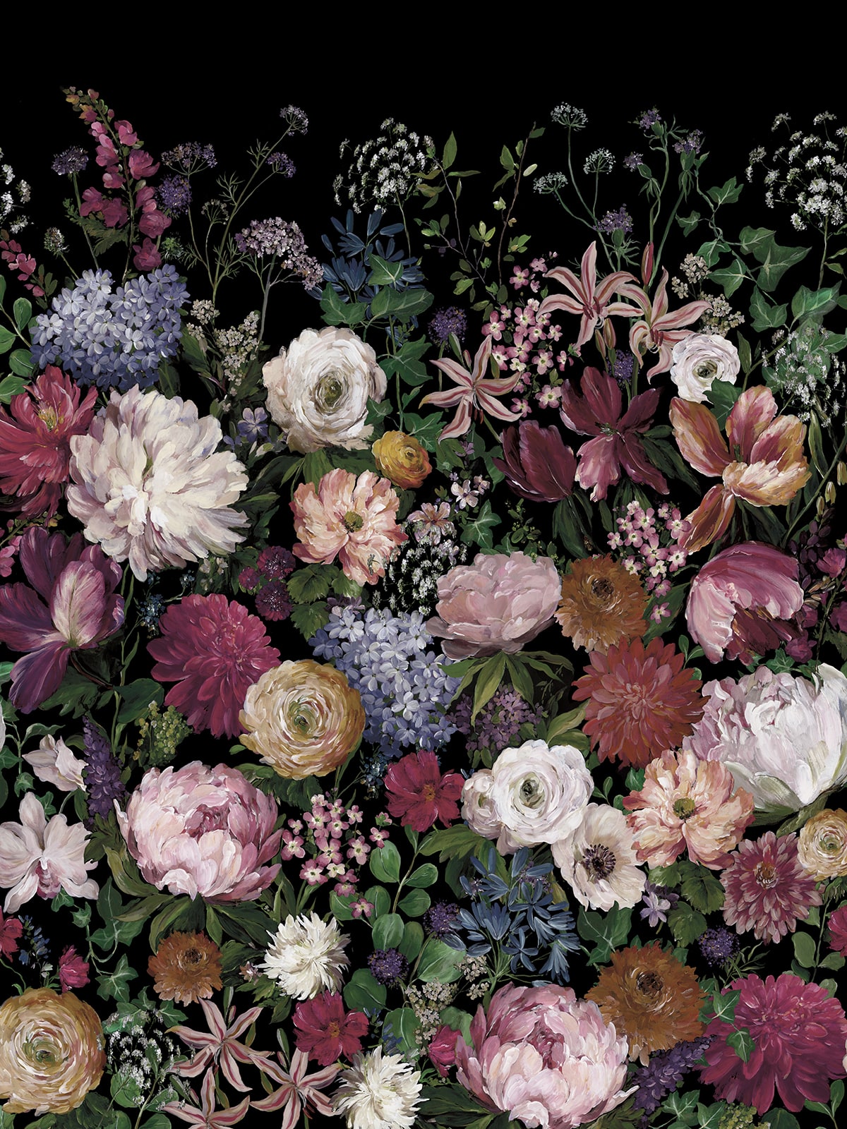 Daisy Bennett Designs DBW3000M Garden Floral Mural Wallpaper