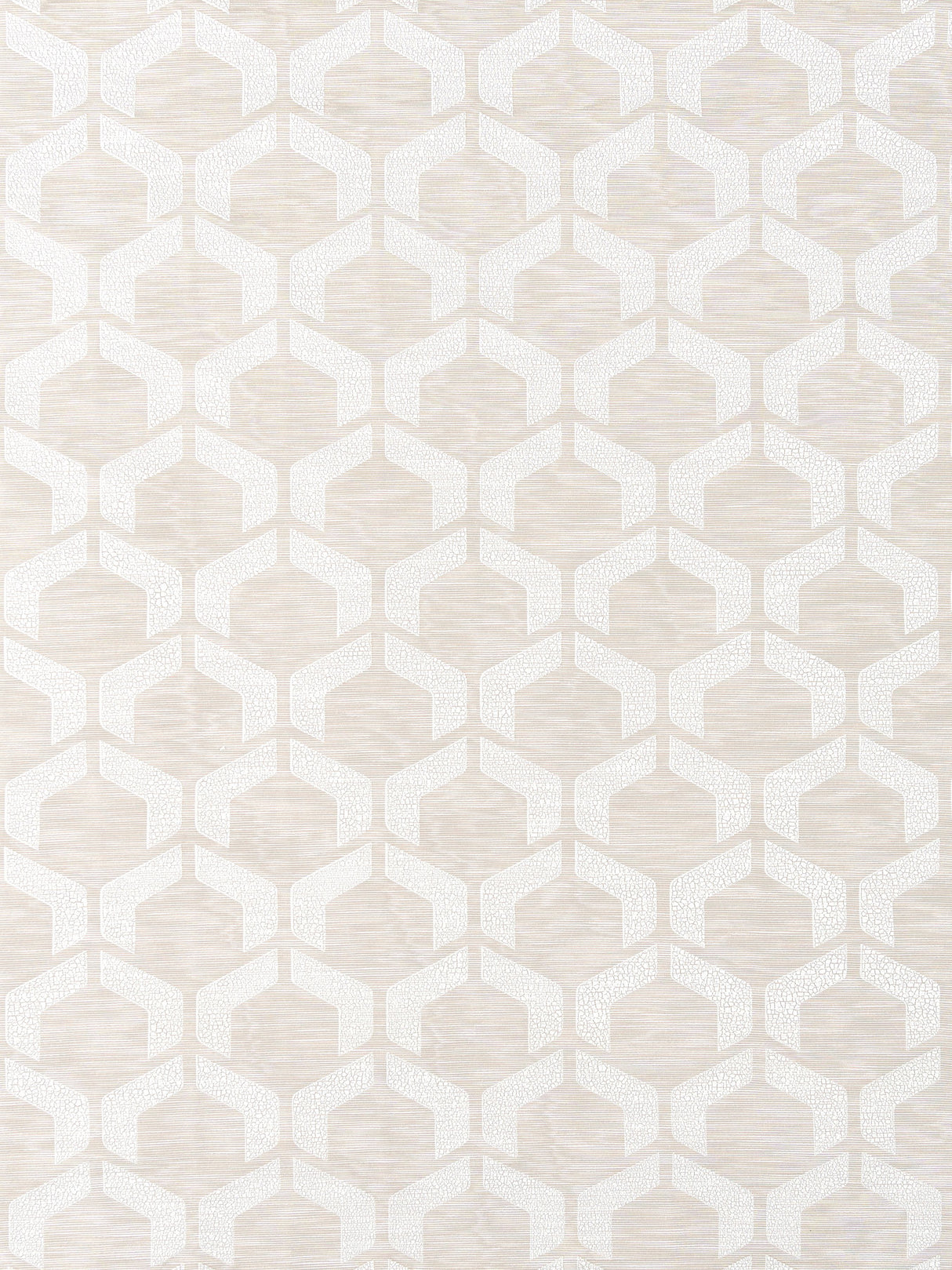 Scalamandre DB 0002D297 IVORY CRAQUELE Fabric - Eade's Wallpaper