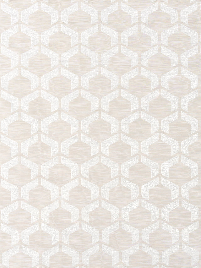 Scalamandre DB 0002D297 IVORY CRAQUELE Fabric - Eade's Wallpaper