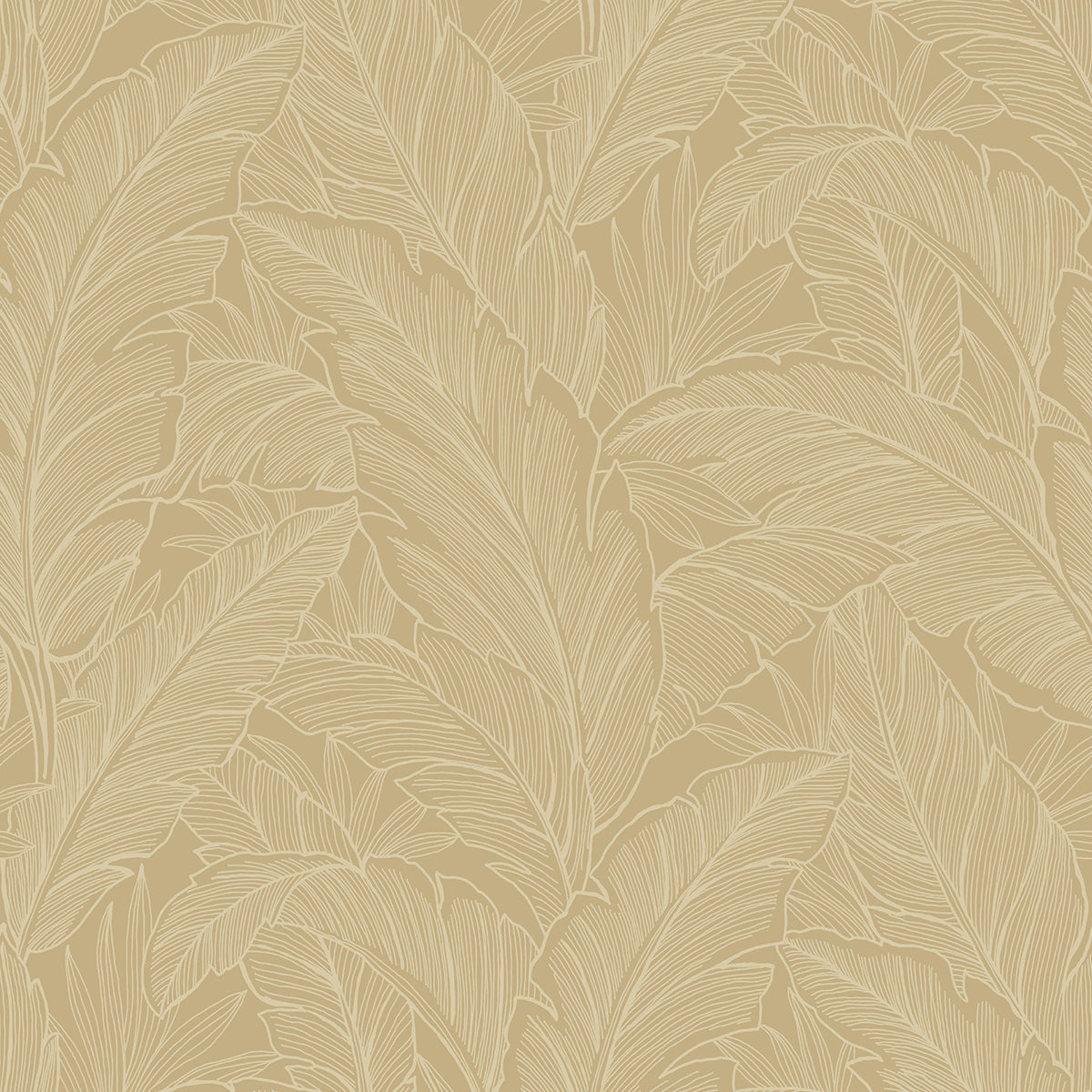 Collins & Company DC61705 Deco Banana Leaf Wallpaper