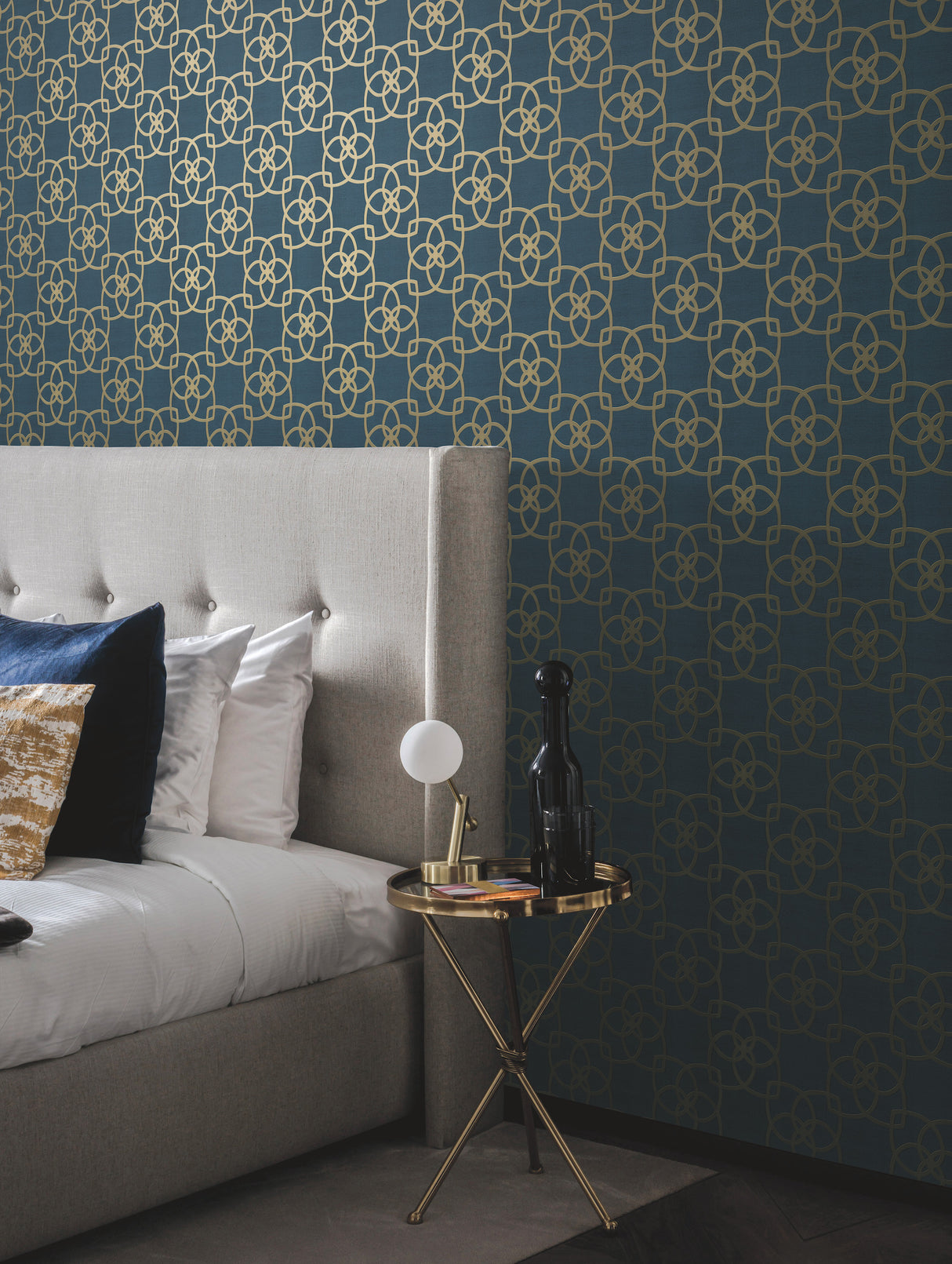 York DD3711 Serendipity Navy Wallpaper