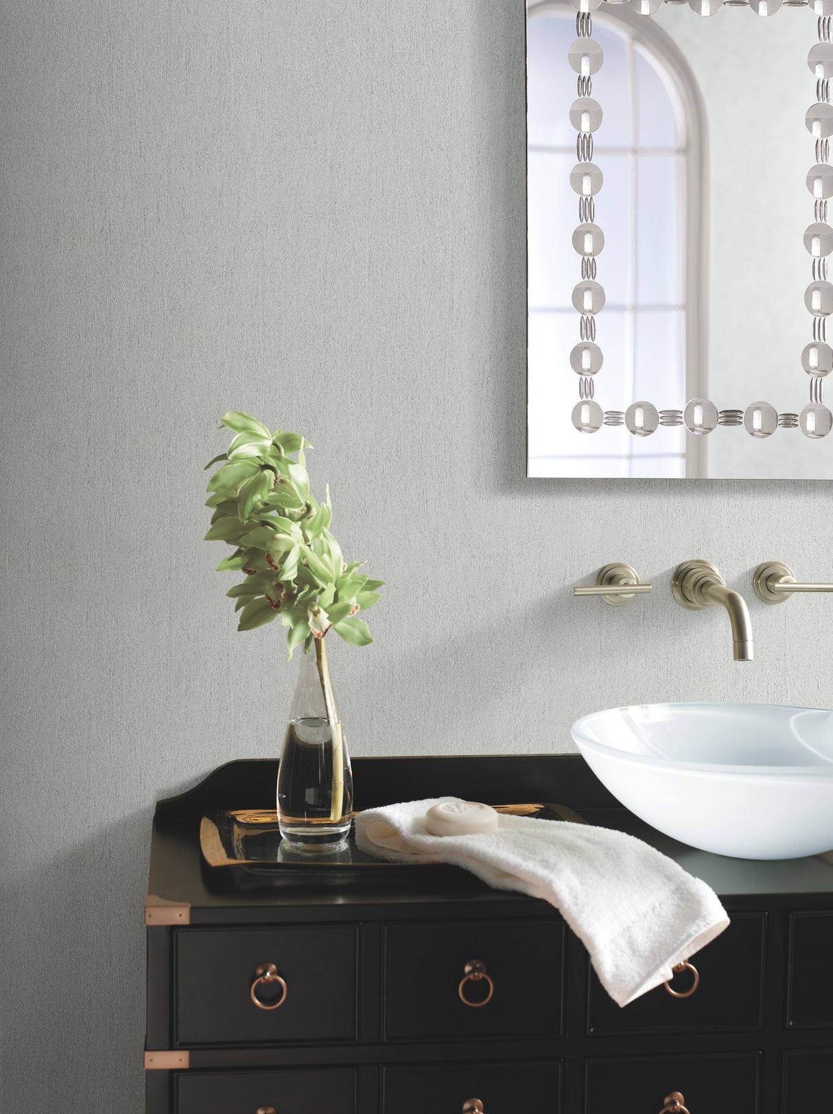 York DD3721 Natural Texture White Wallpaper