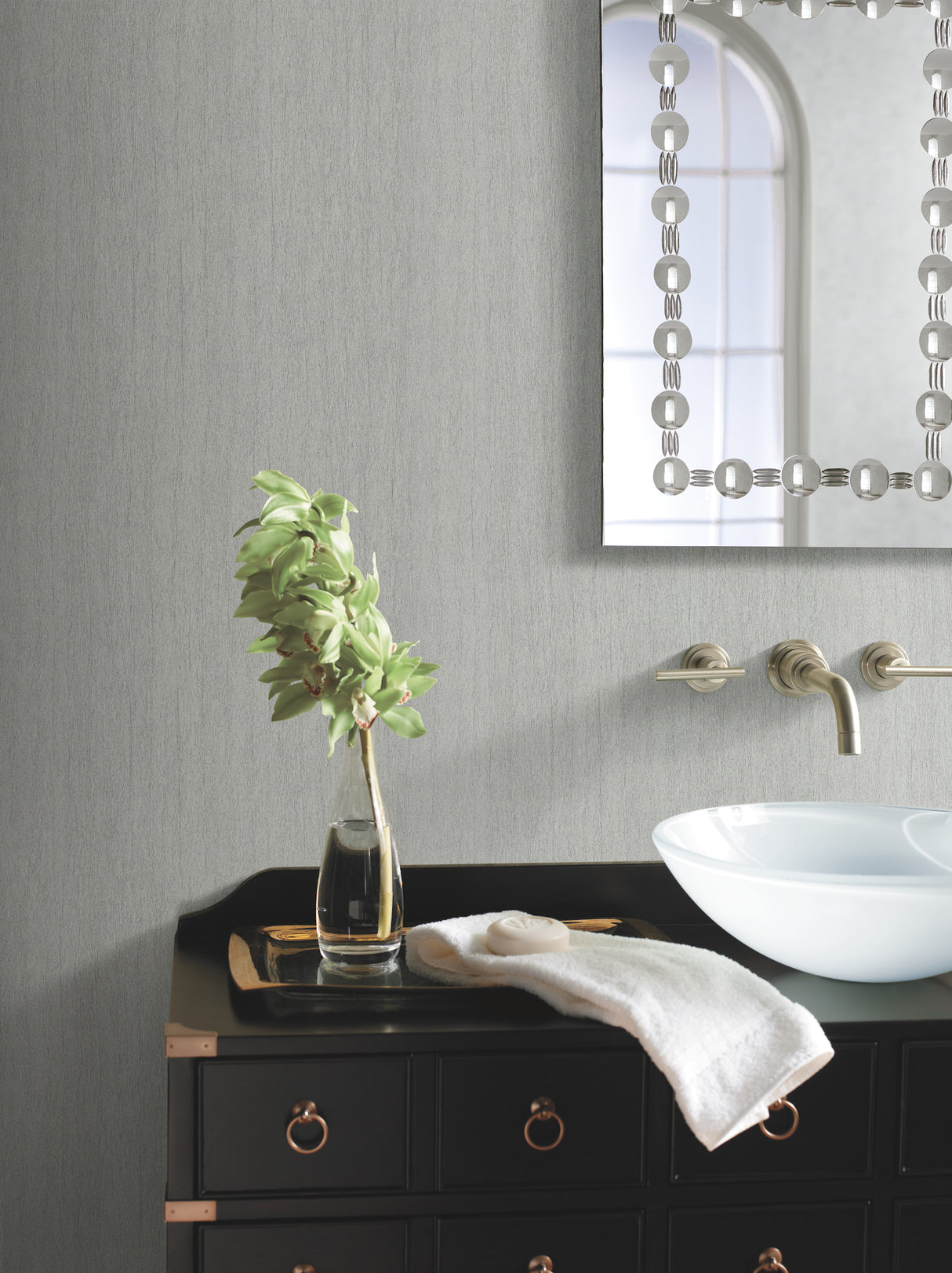 York DD3722 Natural Texture Grey Wallpaper