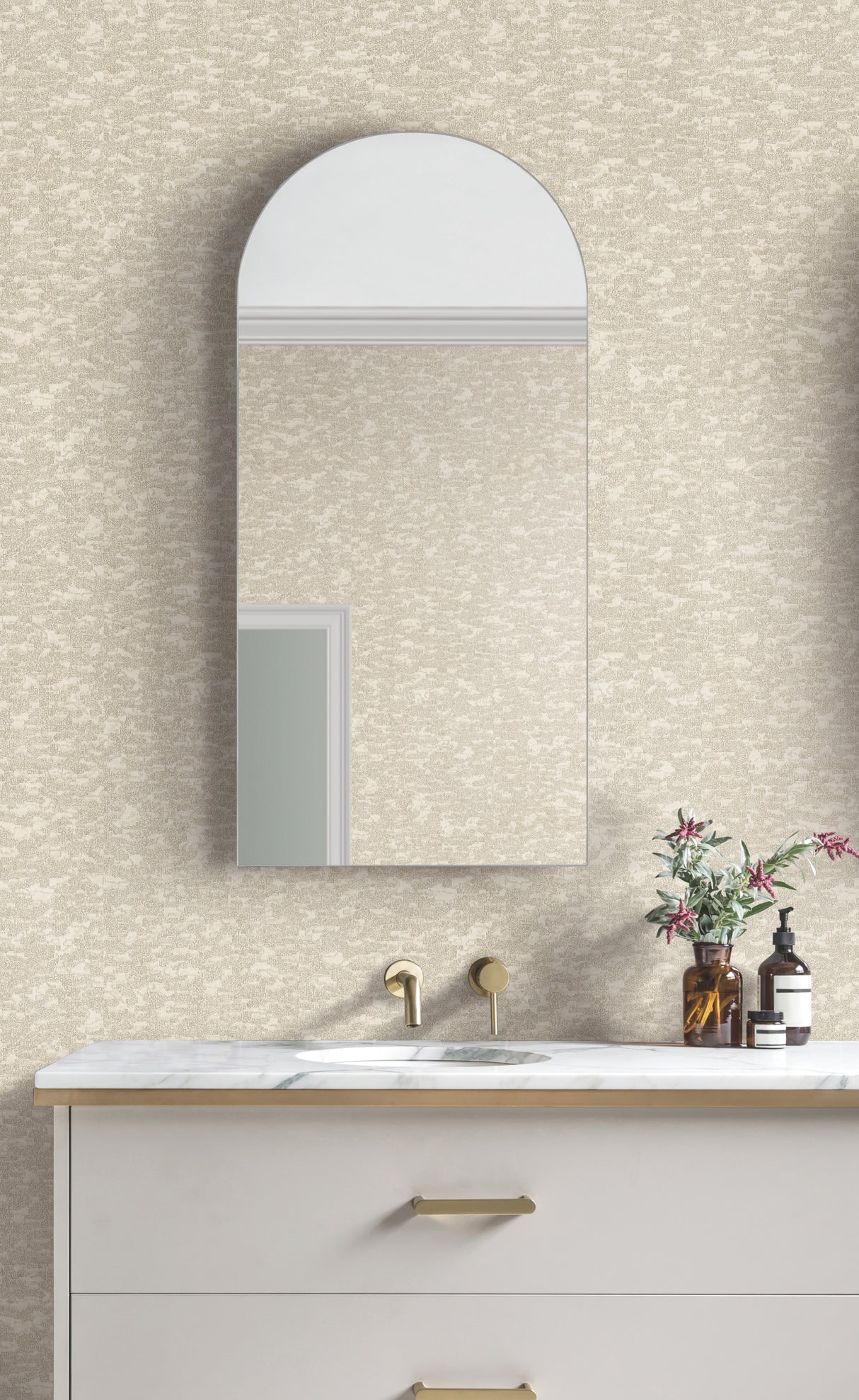 York DD3754 Weathered Cypress White Wallpaper