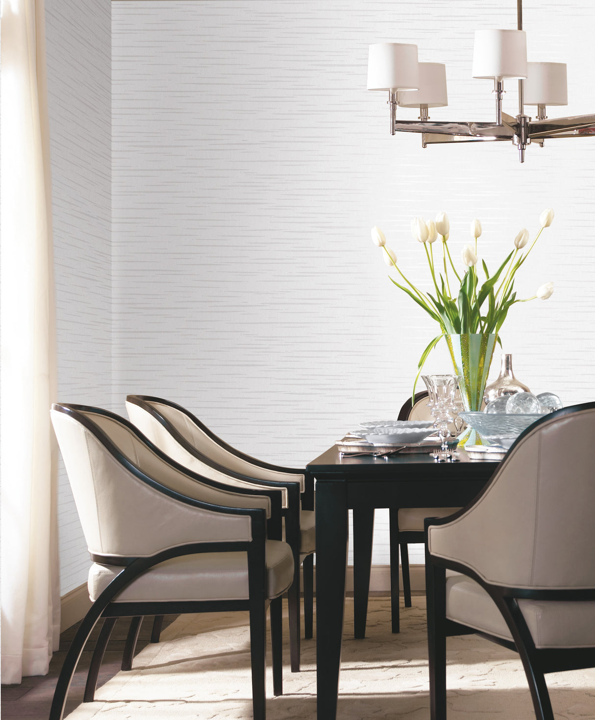 York DD3763 Tiger's Eye White Wallpaper