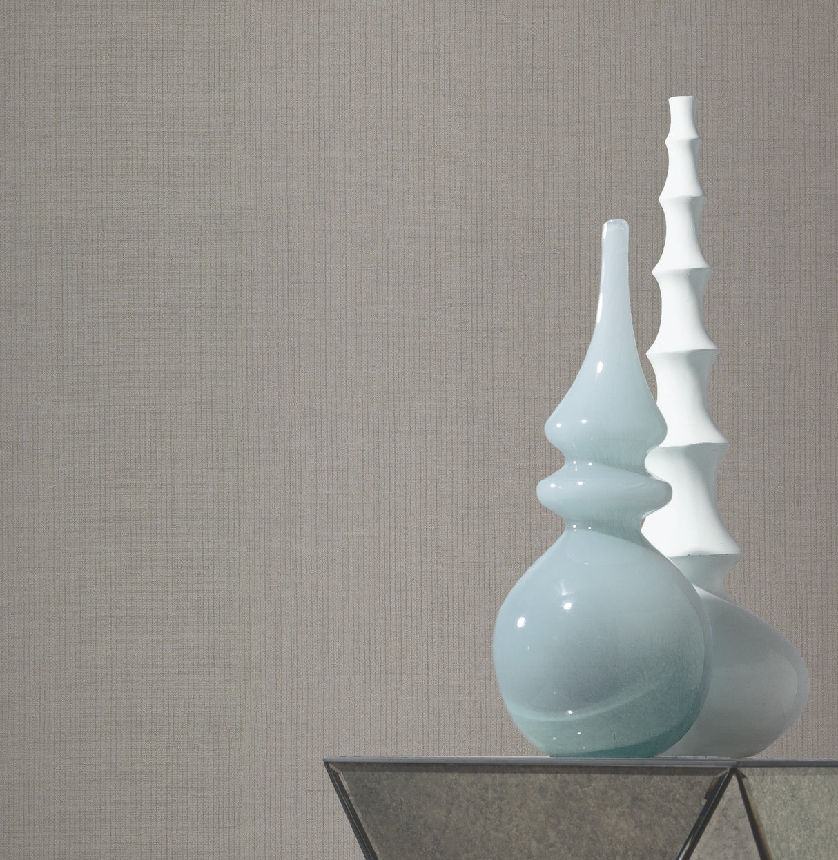 York DD3774 Gossamer Woven Silver & Grey Wallpaper