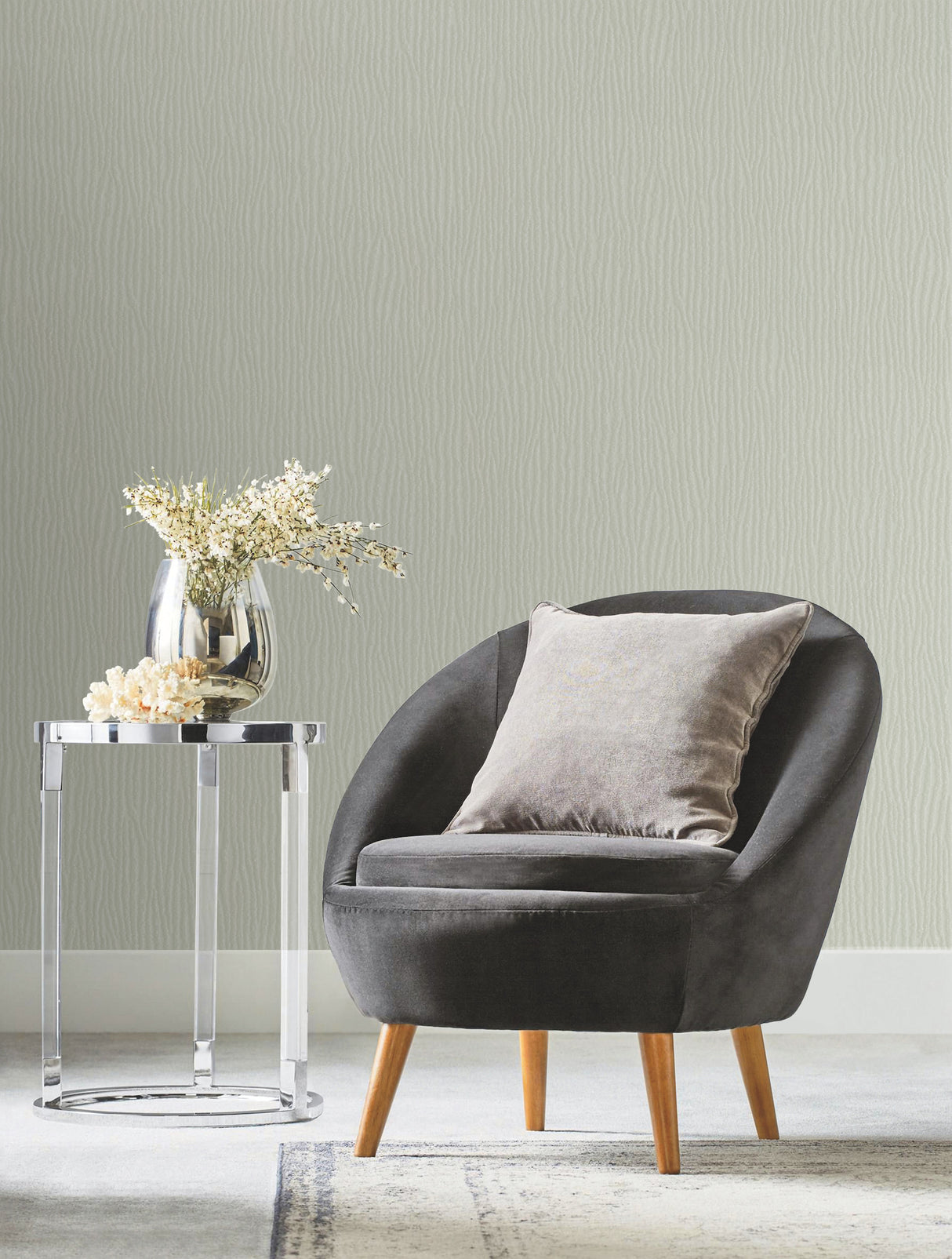 York DD3791 Rain Chimes Green Wallpaper