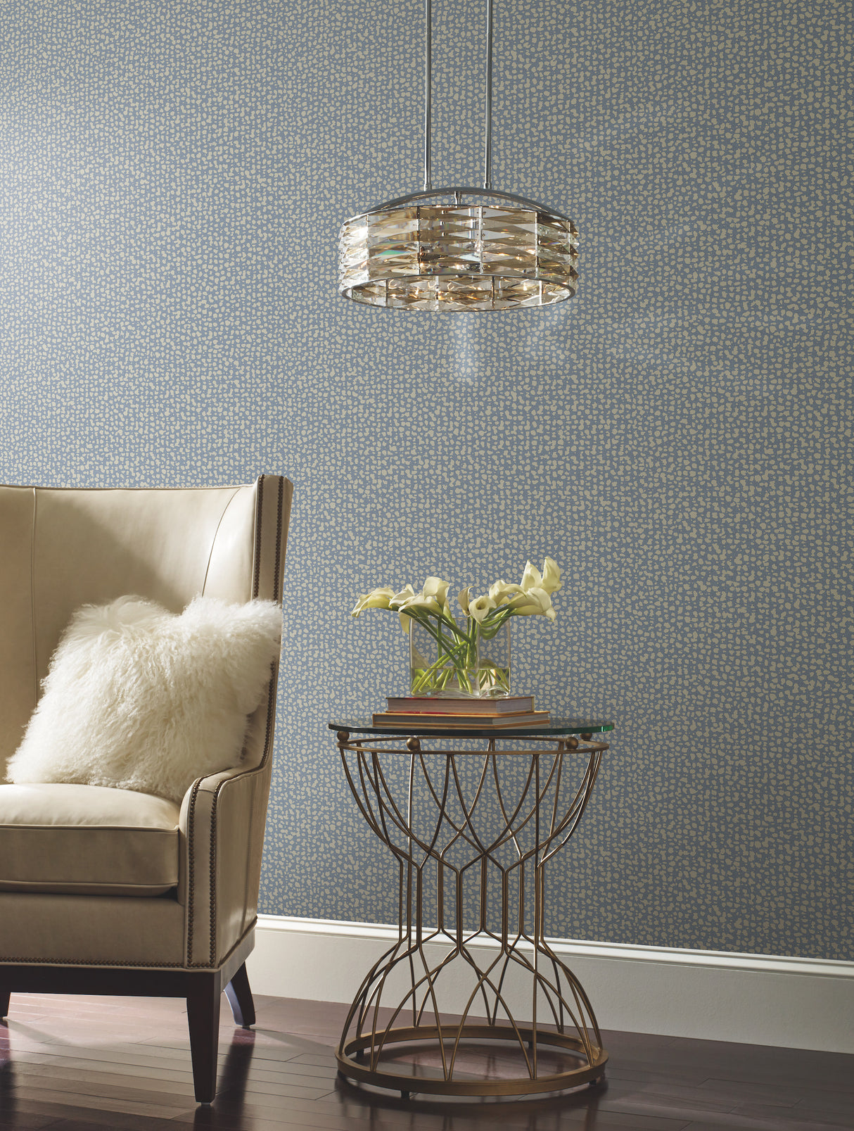 York DD3802 Galaxies Blue Wallpaper