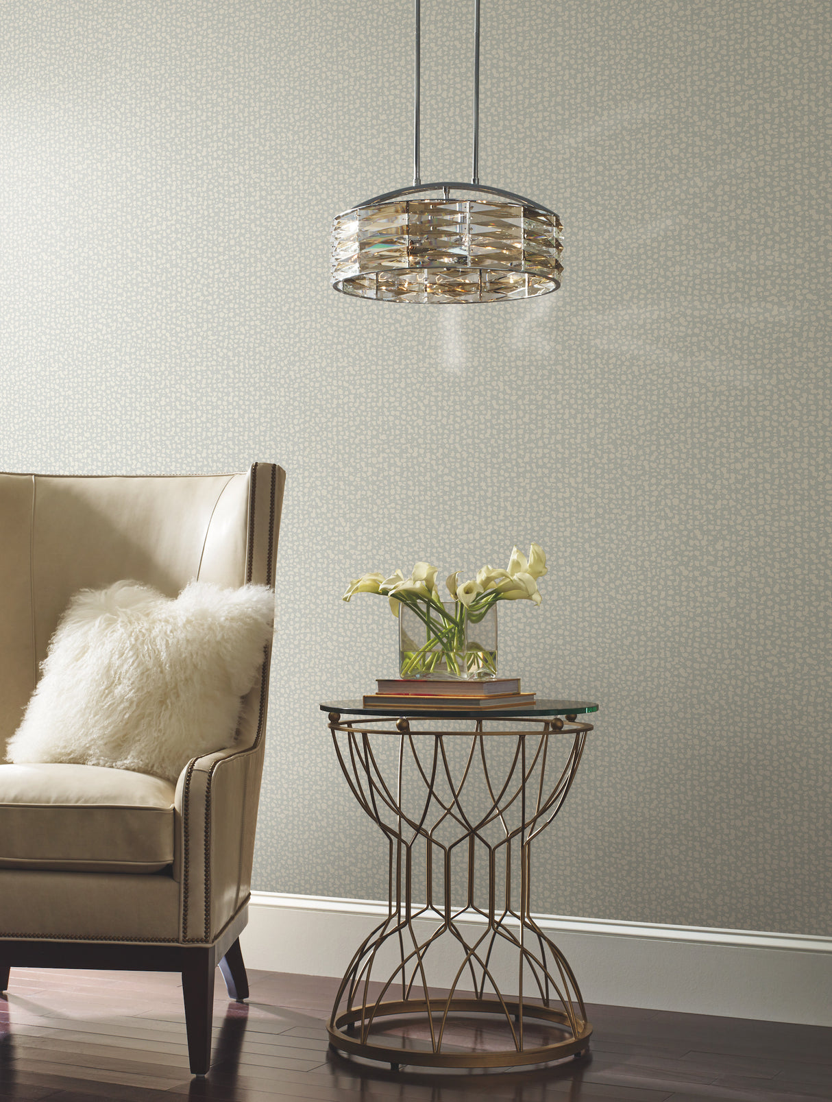 York DD3804 Galaxies Grey Wallpaper