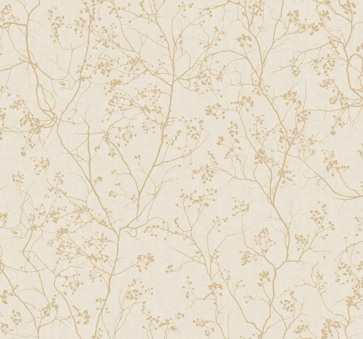 York DD3812 Luminous Branches Cream & Gold Wallpaper
