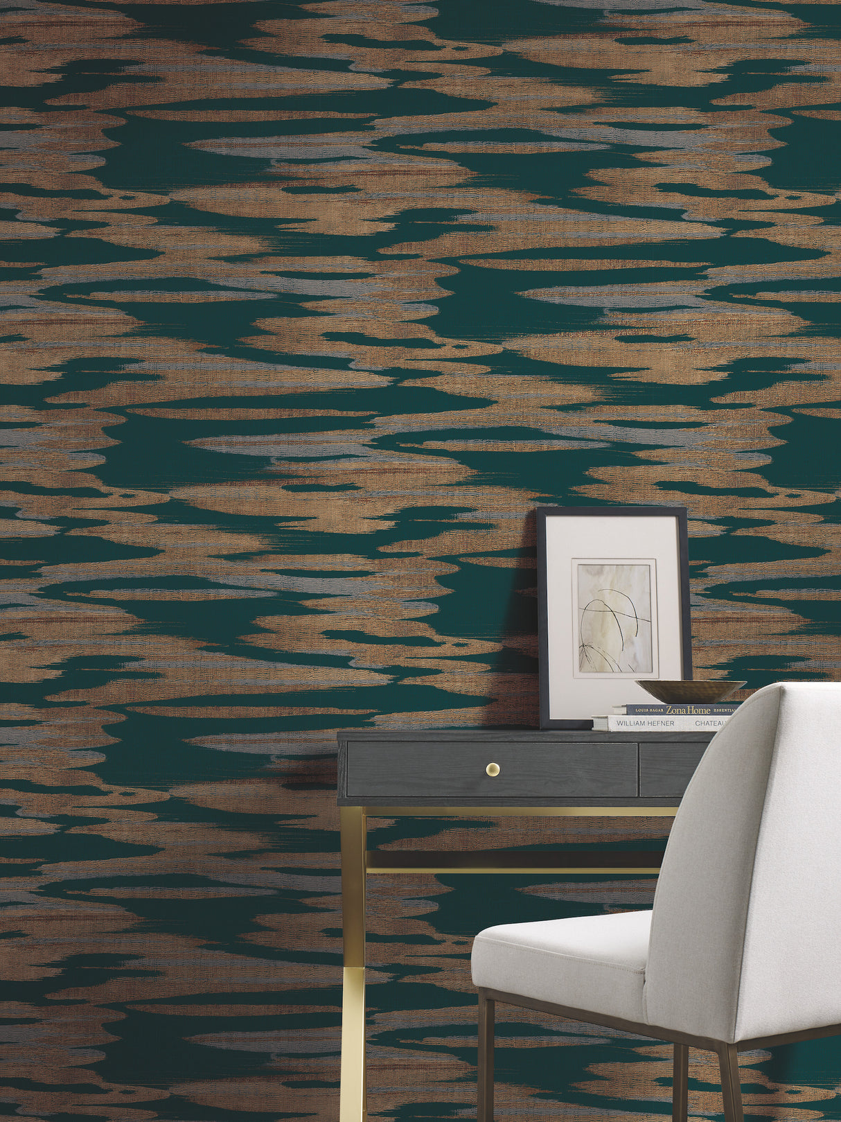 York DD3823 Nimbus Teal Wallpaper