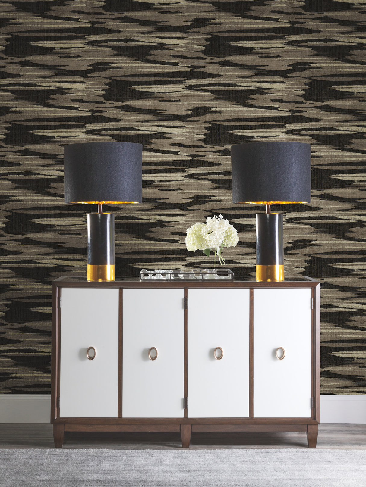 York DD3825 Nimbus Black Wallpaper