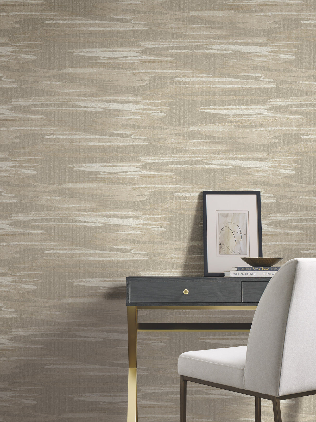 York DD3826 Nimbus Taupe Wallpaper