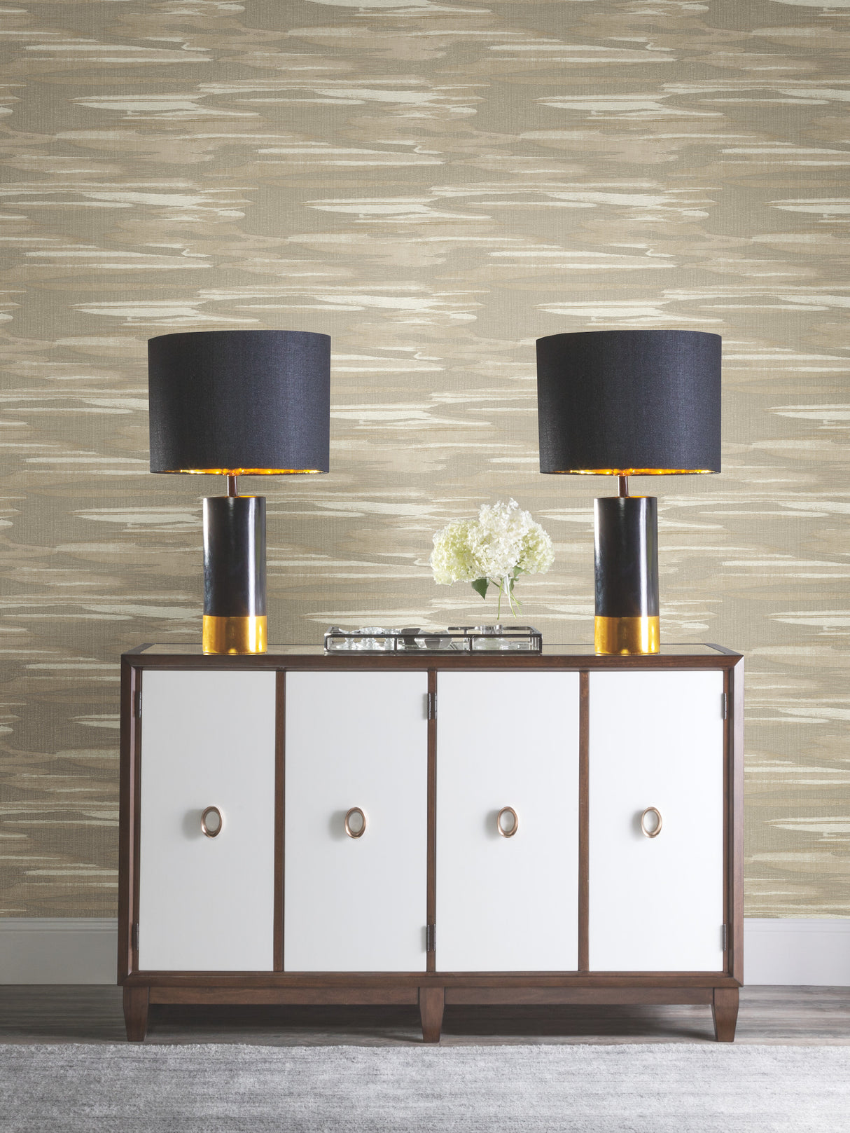 York DD3826 Nimbus Taupe Wallpaper