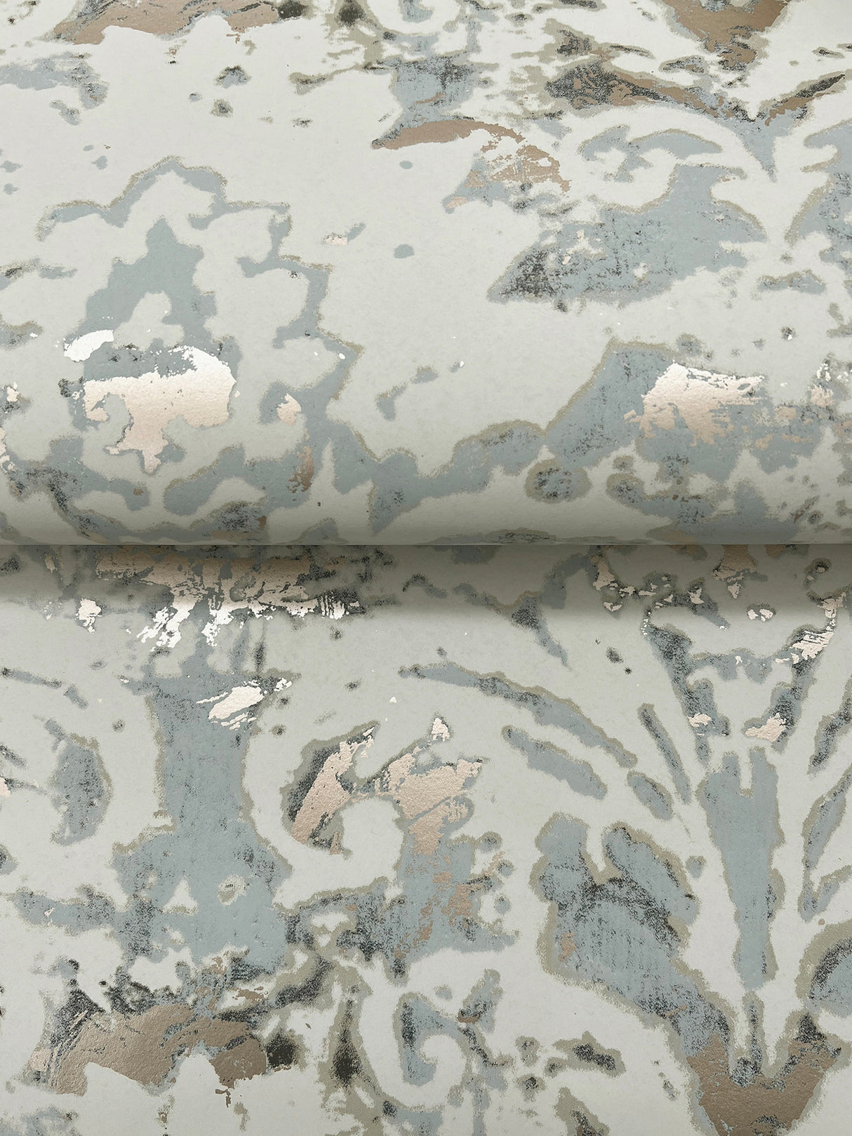 Eade’s Velvet Crush Damask Taupe & Gold