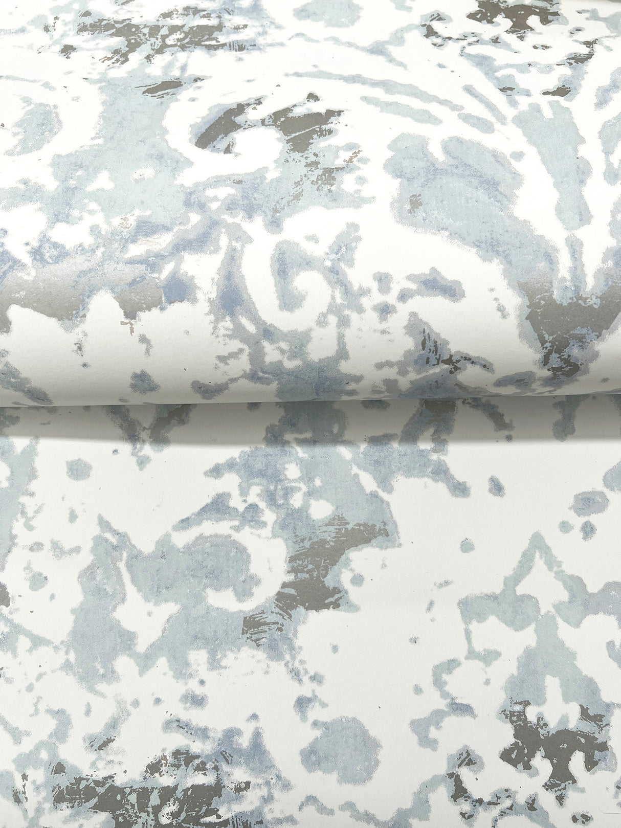 Eade’s Velvet Crush Damask Blue & Pearl