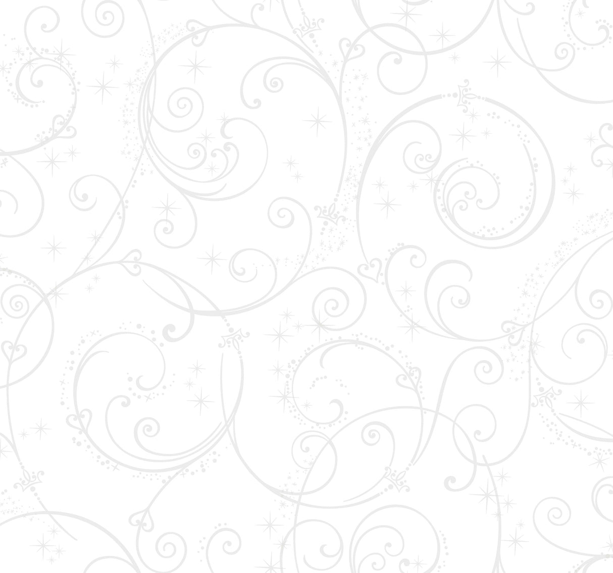 York DI0906 Disney Princess Perfect Scroll White Glitter Wallpaper