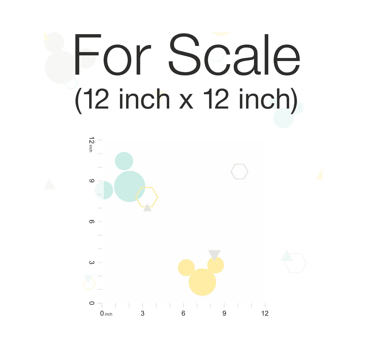 York DI0928 Disney Minnie Mouse Dots Green & Yellow Wallpaper