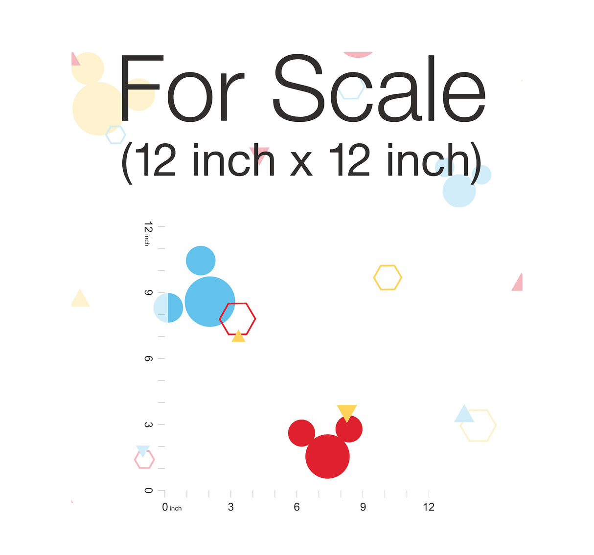 York DI0930 Disney Minnie Mouse Dots Blue & Yellow Wallpaper