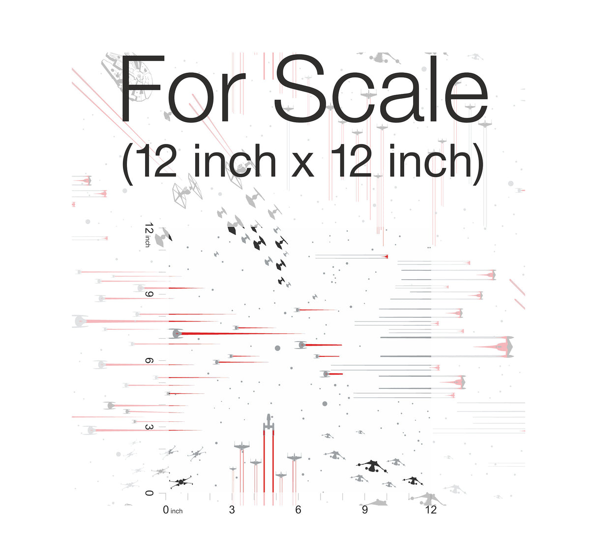 York DI0950 Star Wars: Galactic Battles Red Wallpaper