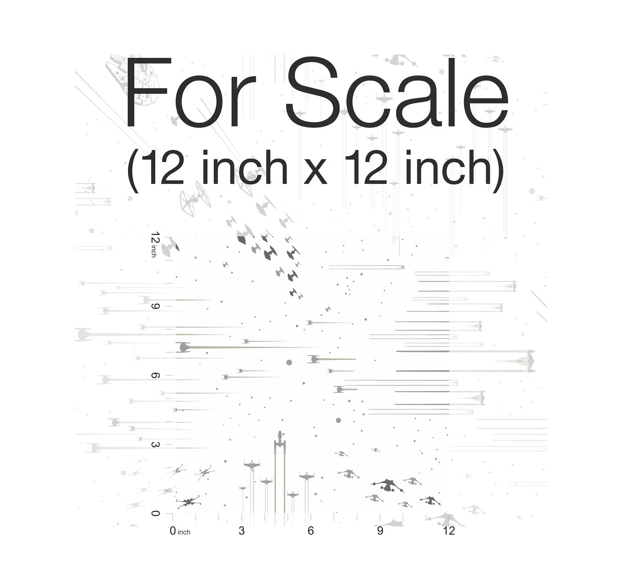 York DI0952 Star Wars: Galactic Battles Black & White Wallpaper