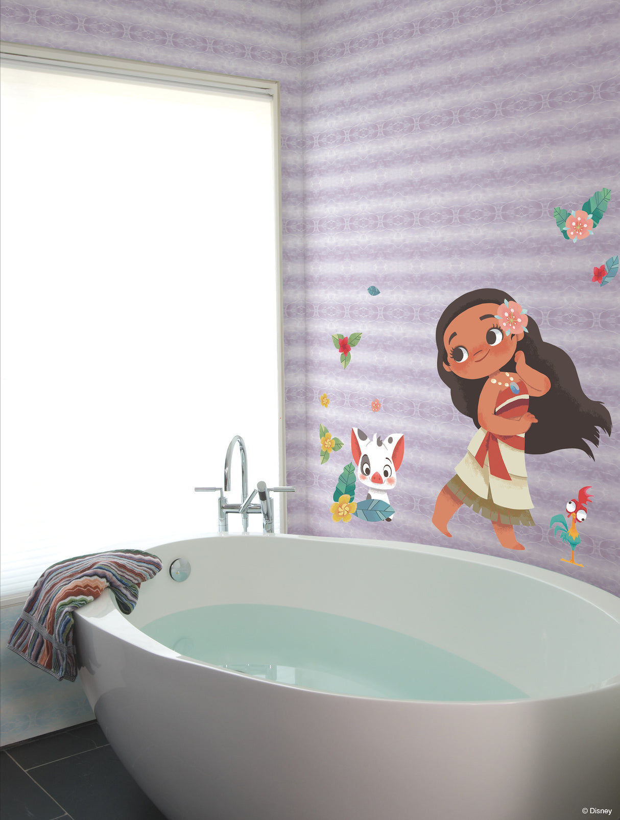 York DI0958 Little Mermaid Purple Wallpaper