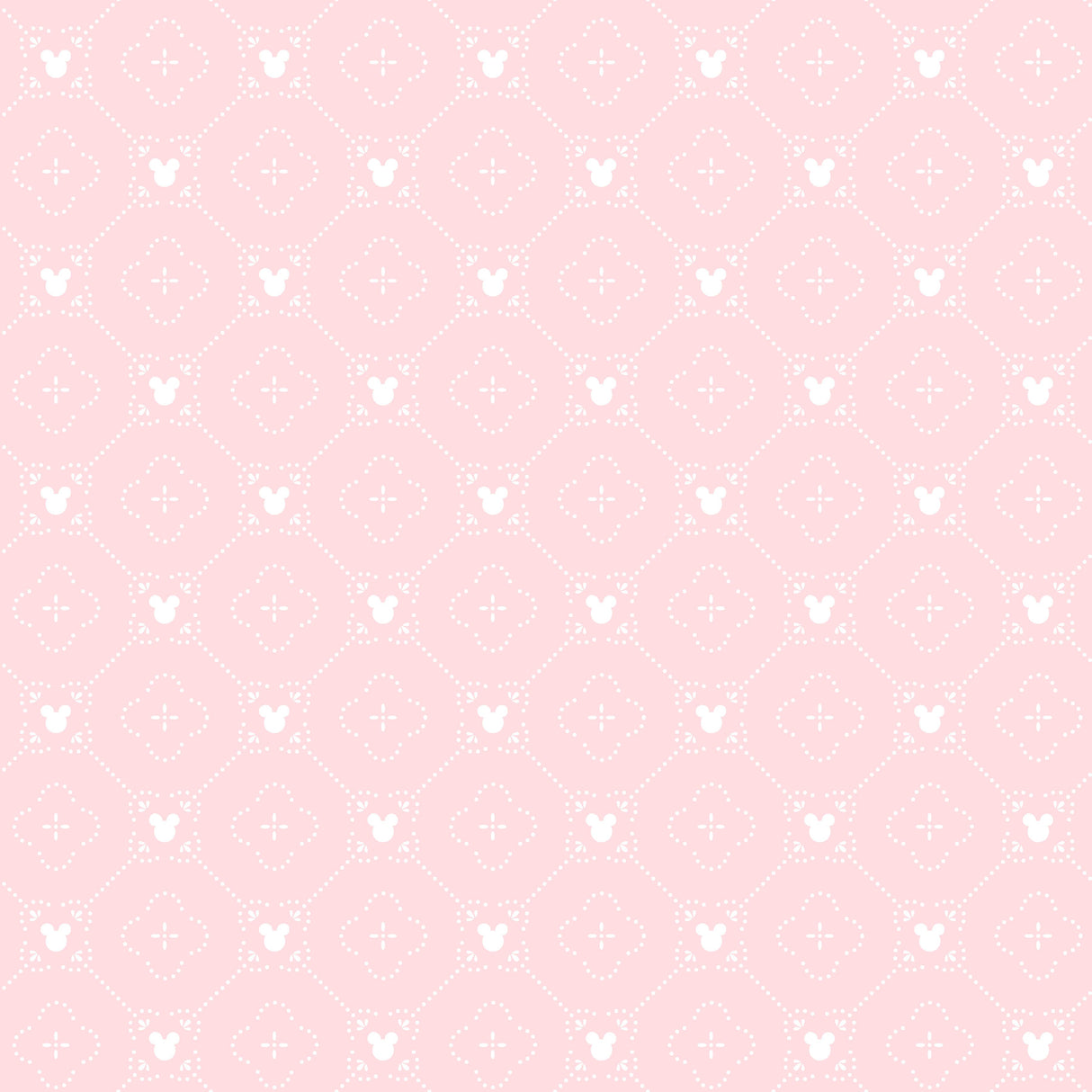 York DI0979 Disney Mickey Mouse Argyle Pink Wallpaper