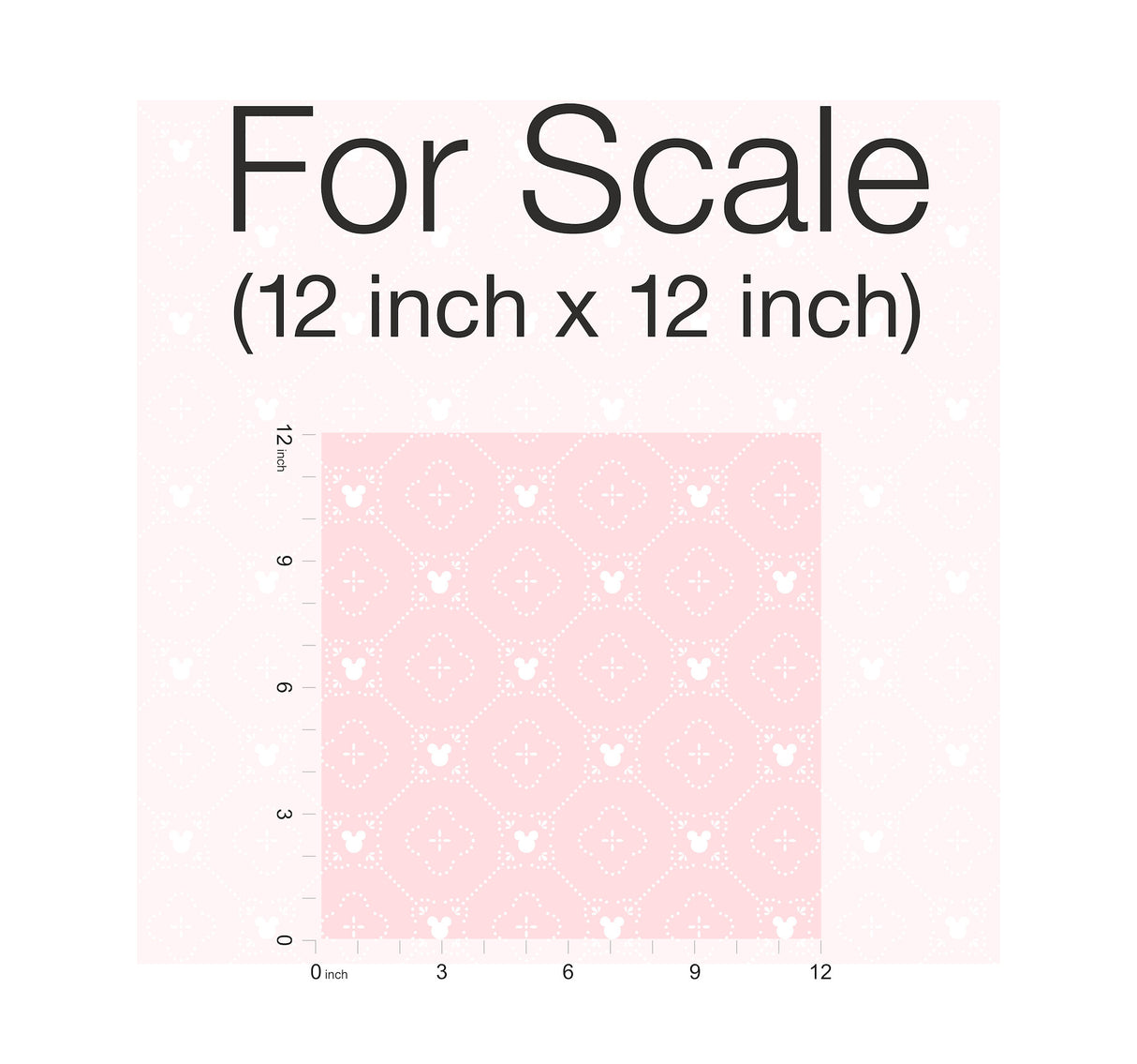 York DI0979 Disney Mickey Mouse Argyle Pink Wallpaper