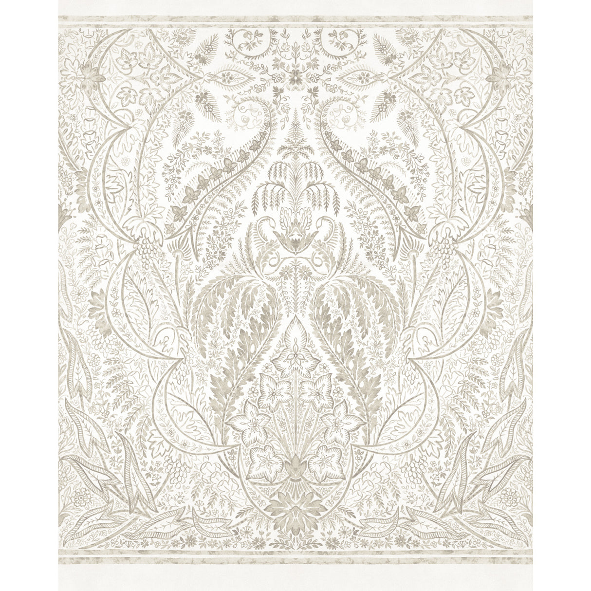 York DM4913M Beige Jaipur Paisley Damas Wall Mural