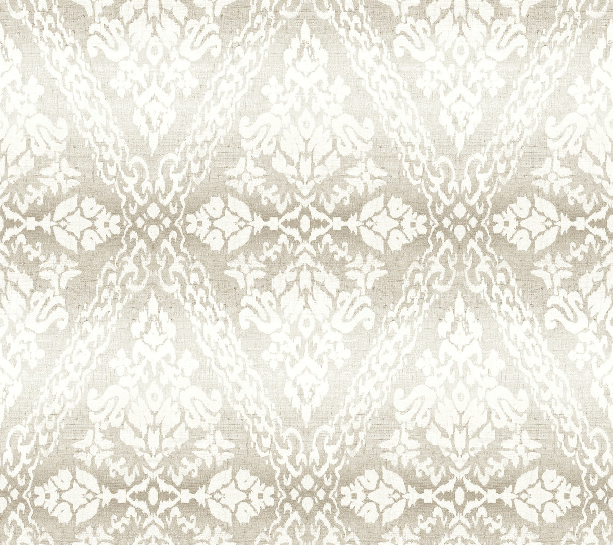 York DM4933 Tudor Diamond Damask Off White Wallpaper