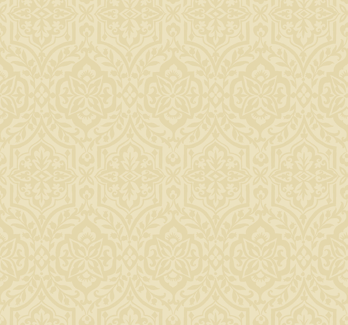 York DM5035 Cathedral Damask Gold Wallpaper