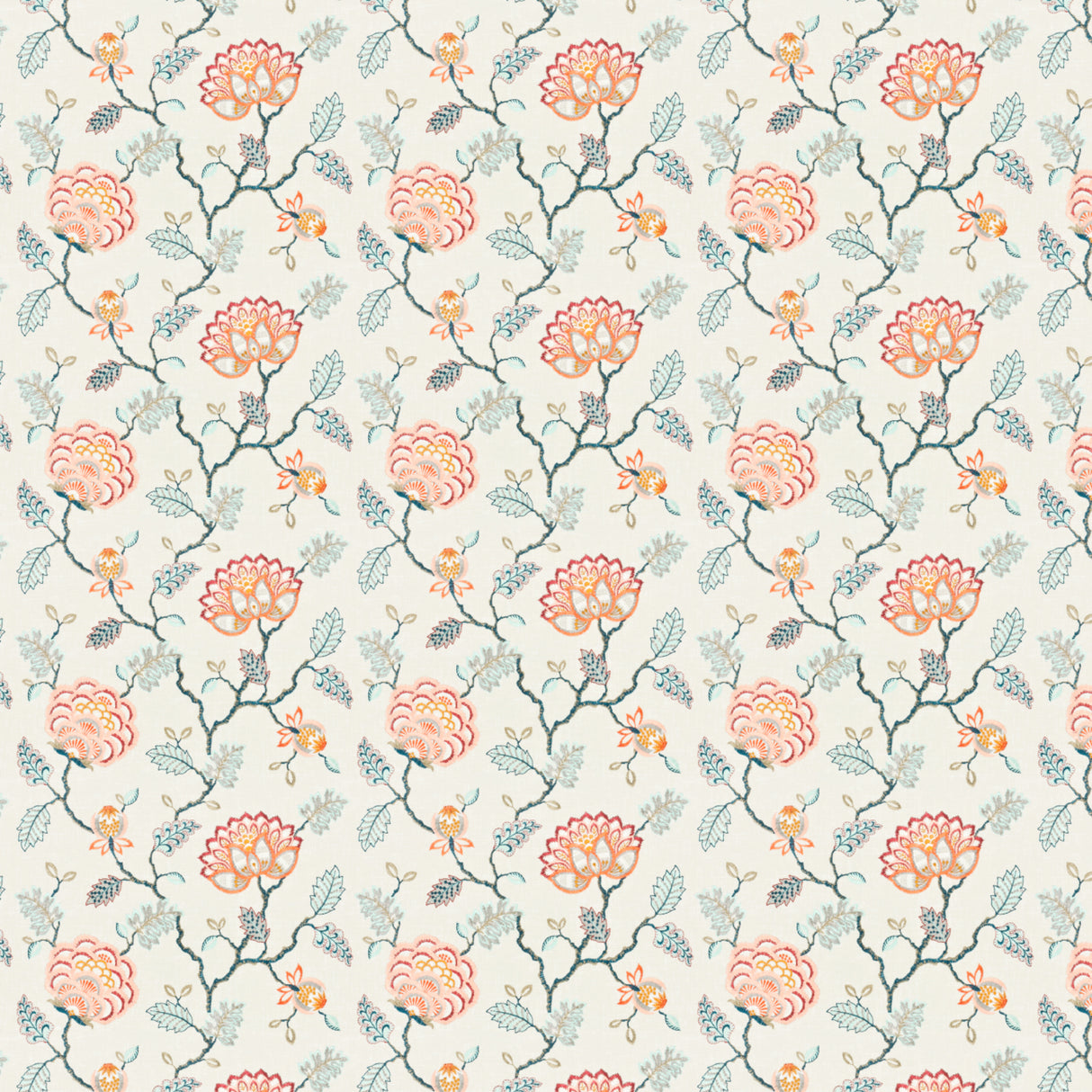 STOUT DOOZ-3 DOOZY 3 MULTI Fabric - Eades Wallpaper & Fabric