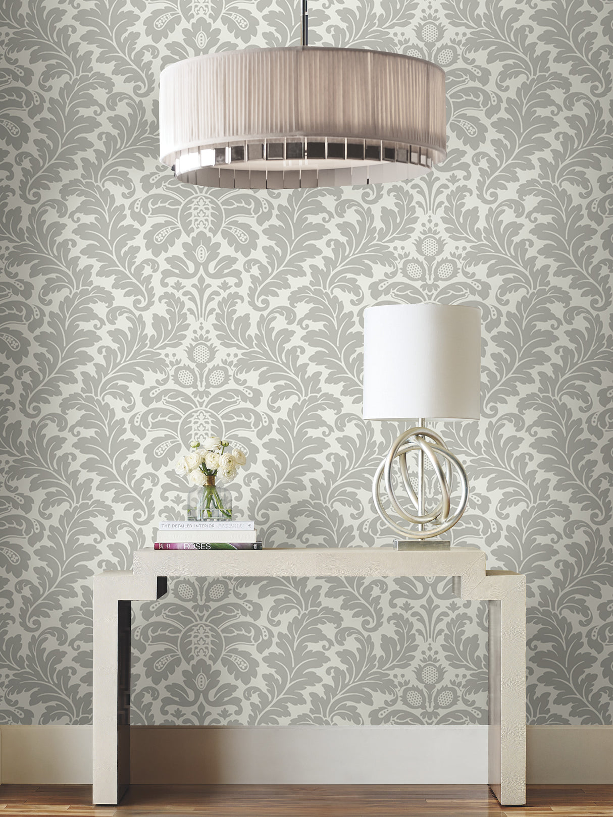 York DT5041 Modern Romance Grey Wallpaper