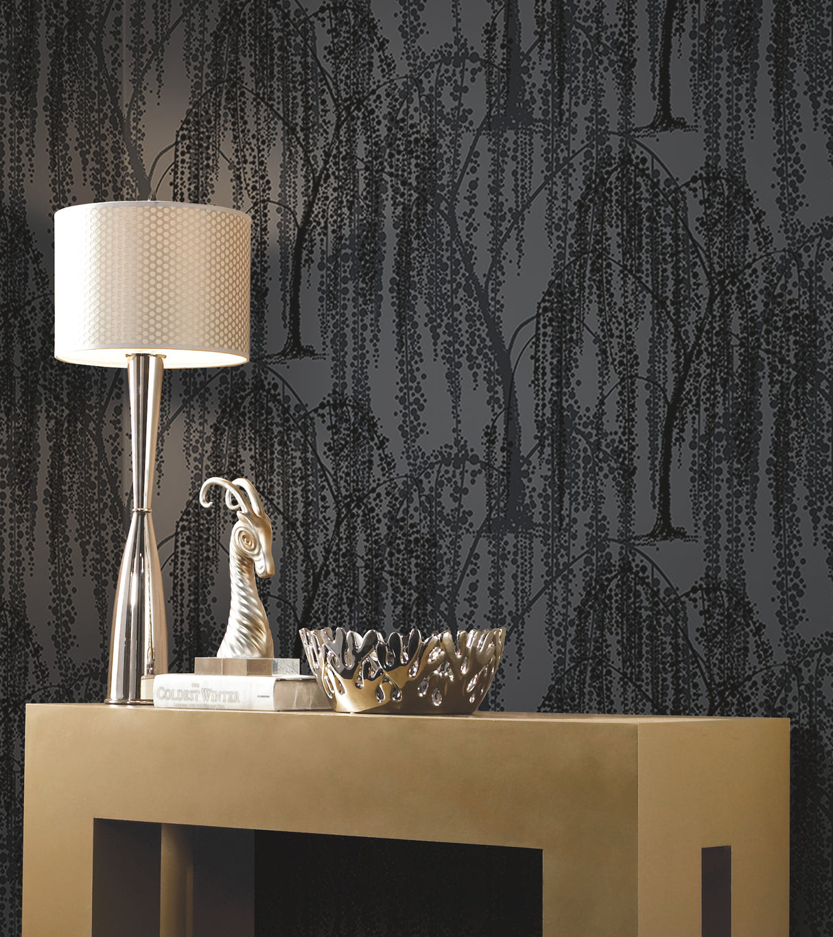 York DT5062 Willow Glow Grey Wallpaper
