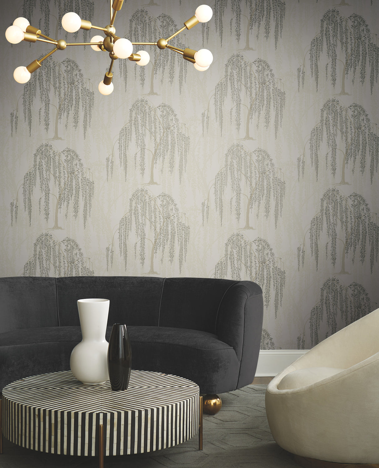 York DT5064 Willow Glow Light Taupe Wallpaper
