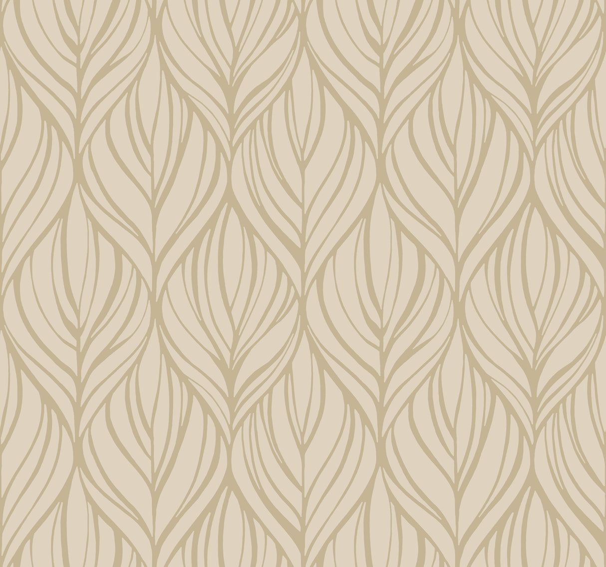York DT5082 Palma Taupe & Silver Wallpaper