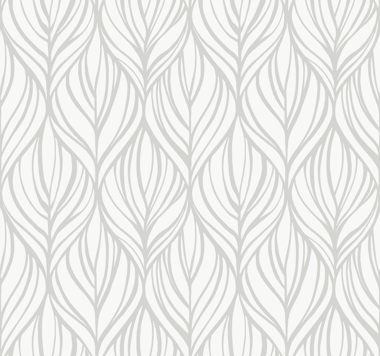 York DT5084 Palma White & Silver Wallpaper