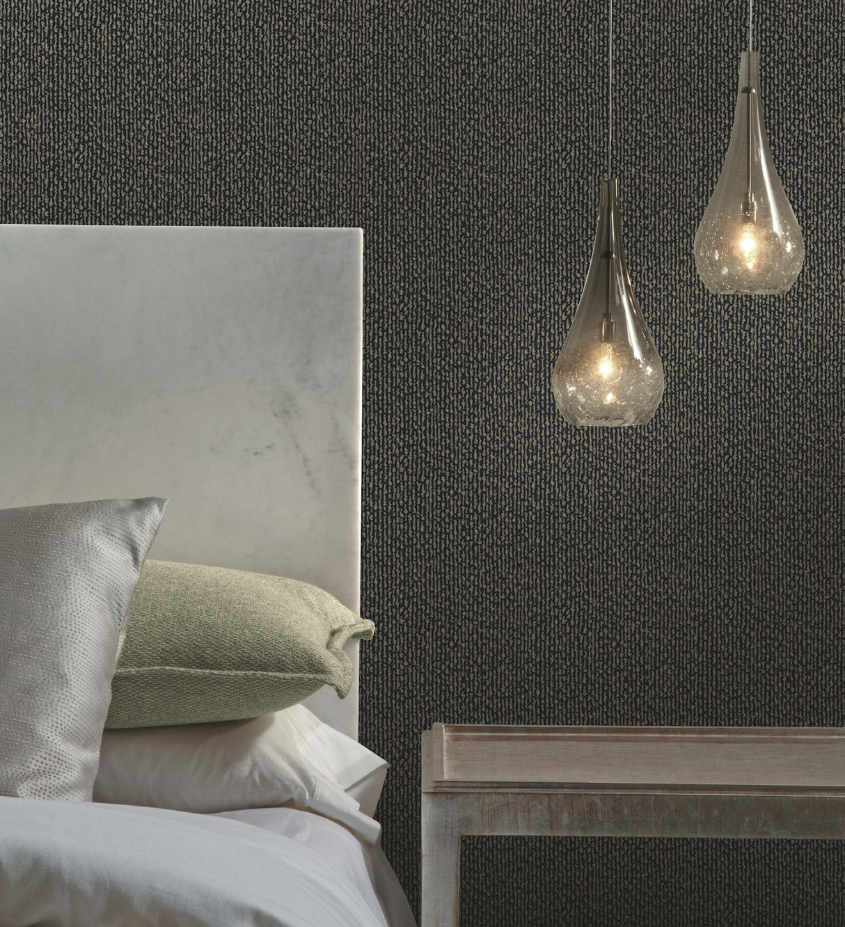 York DT5091 Dazzle Black Wallpaper