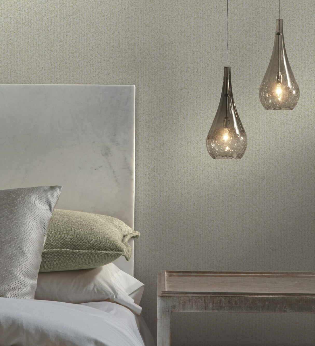 York DT5093 Dazzle Silver Wallpaper